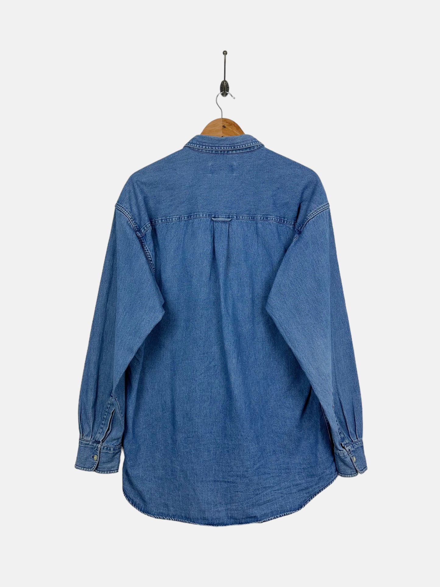 90's Chaps Ralph Lauren Embroidered Vintage Button-Up Shirt Size M-L