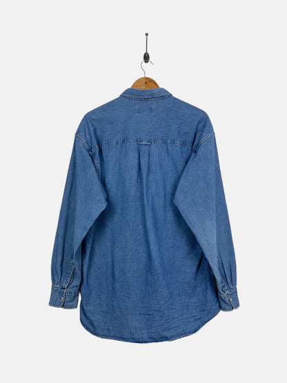 90's Chaps Ralph Lauren Embroidered Vintage Button-Up Shirt Size M-L