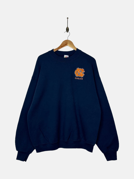 90's CN Eagles Embroidered Vintage Sweatshirt Size L-XL