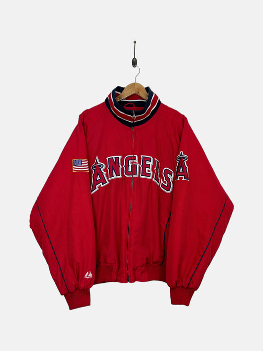 90's LA Angels MLB Embroidered Vintage Jacket  Size L