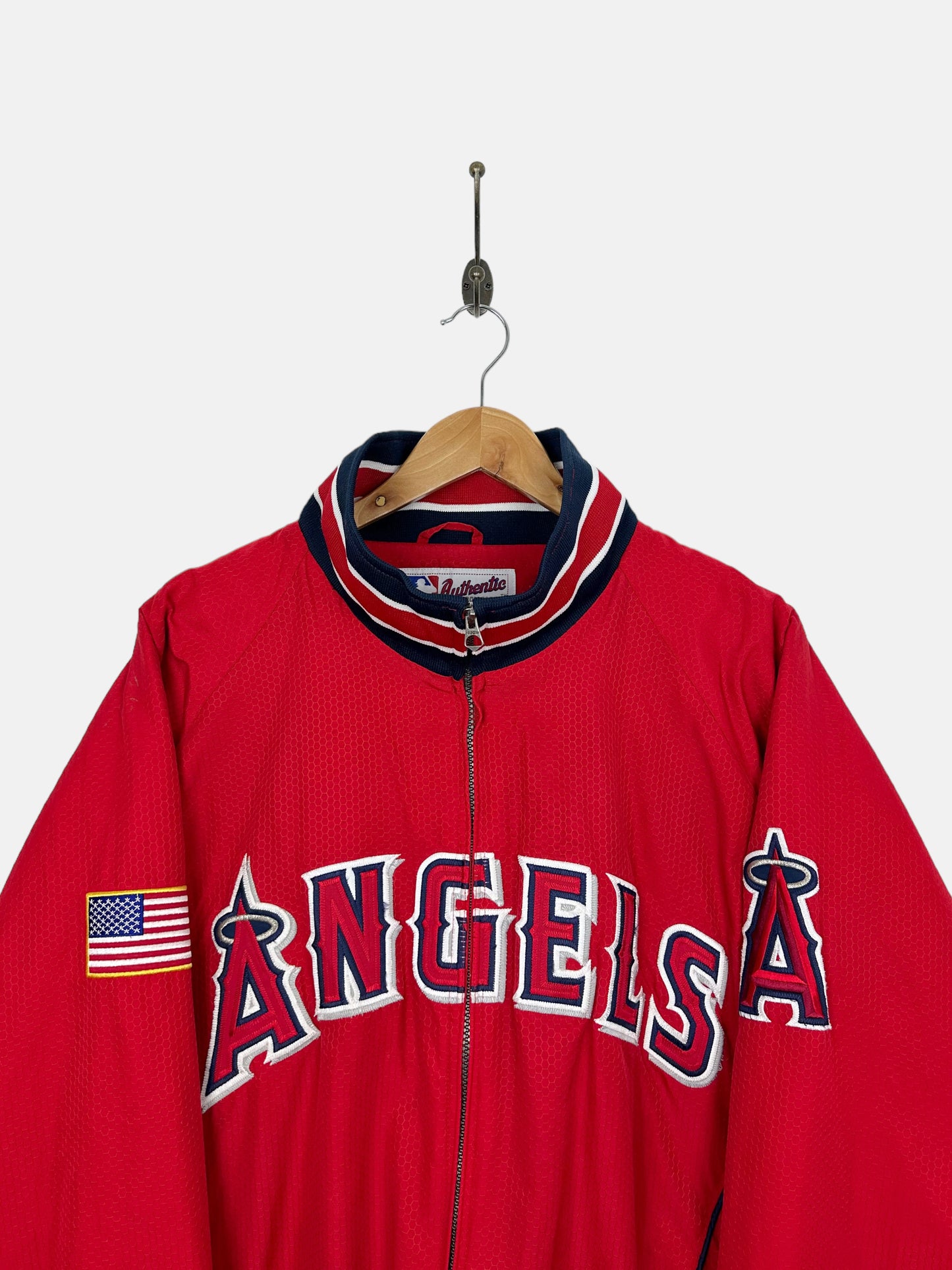 90's LA Angels MLB Embroidered Vintage Jacket  Size L