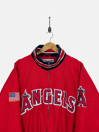 90's LA Angels MLB Embroidered Vintage Jacket  Size L