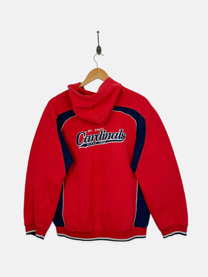 90's Nike St Louis Cardinals MLB Embroidered Vintage Zip-Up Jacket/Sweatshirt Size 8-10