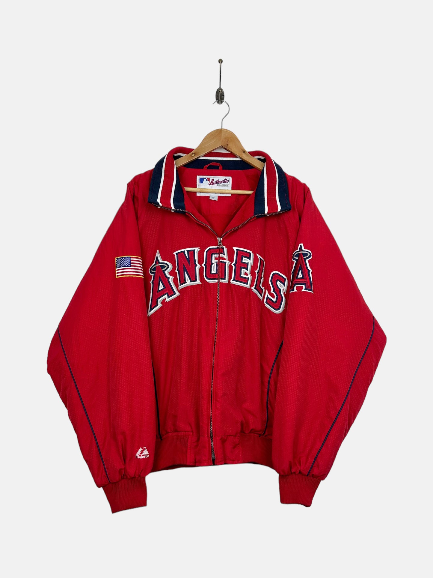 90's LA Angels MLB Embroidered Vintage Jacket  Size L