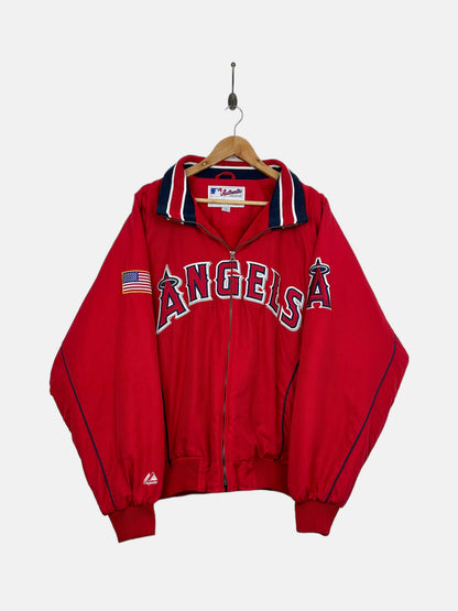 90's LA Angels MLB Embroidered Vintage Jacket  Size L