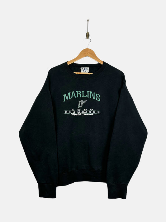 90's Florida Marlins MLB USA Made Embroidered Vintage Sweatshirt Size M-L