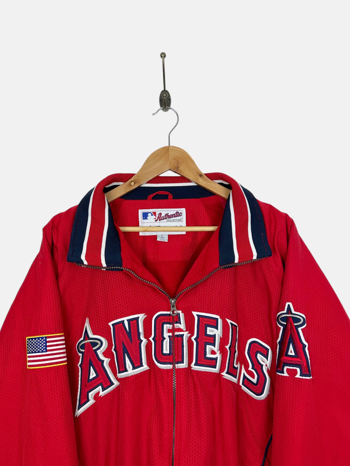 90's LA Angels MLB Embroidered Vintage Jacket  Size L