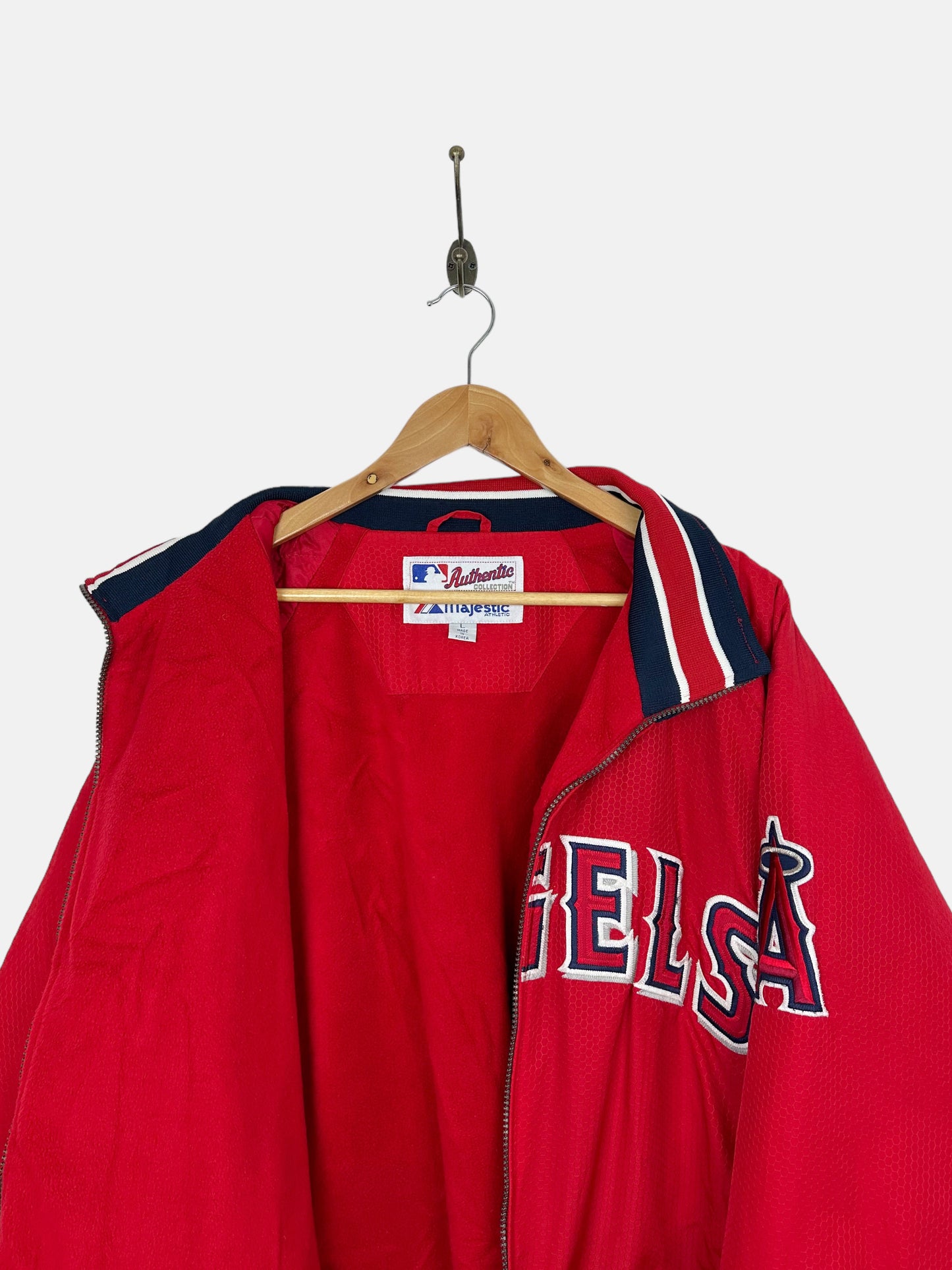 90's LA Angels MLB Embroidered Vintage Jacket  Size L
