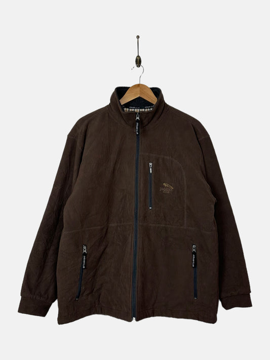 90's Jaguar Club Embroidered Vintage Corduroy Jacket Size L