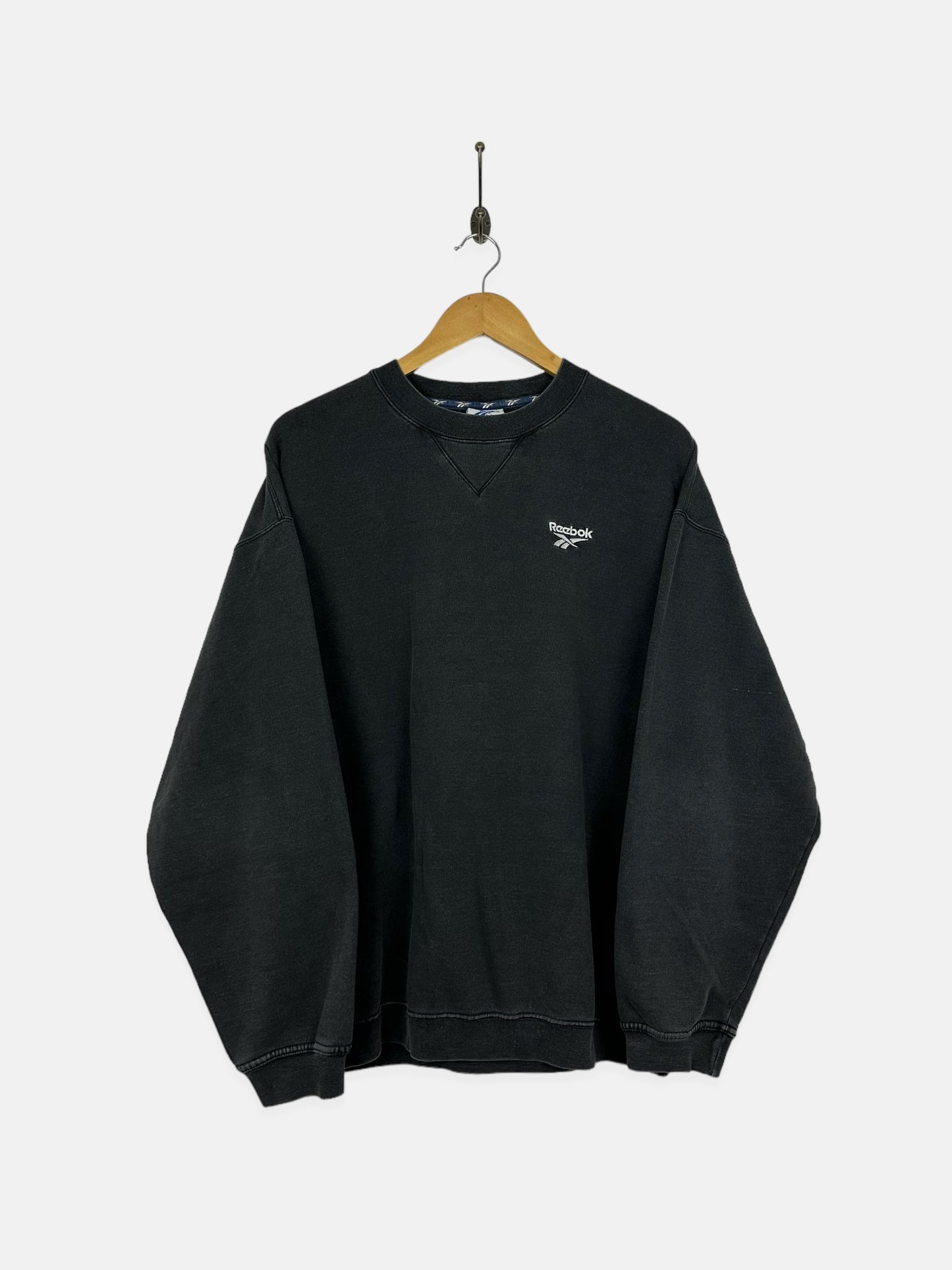 90's Reebok Embroidered Vintage Sweatshirt Size M-L