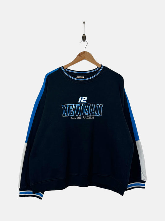 90's NASCAR Newman #12 Embroidered Vintage Sweatshirt Size M