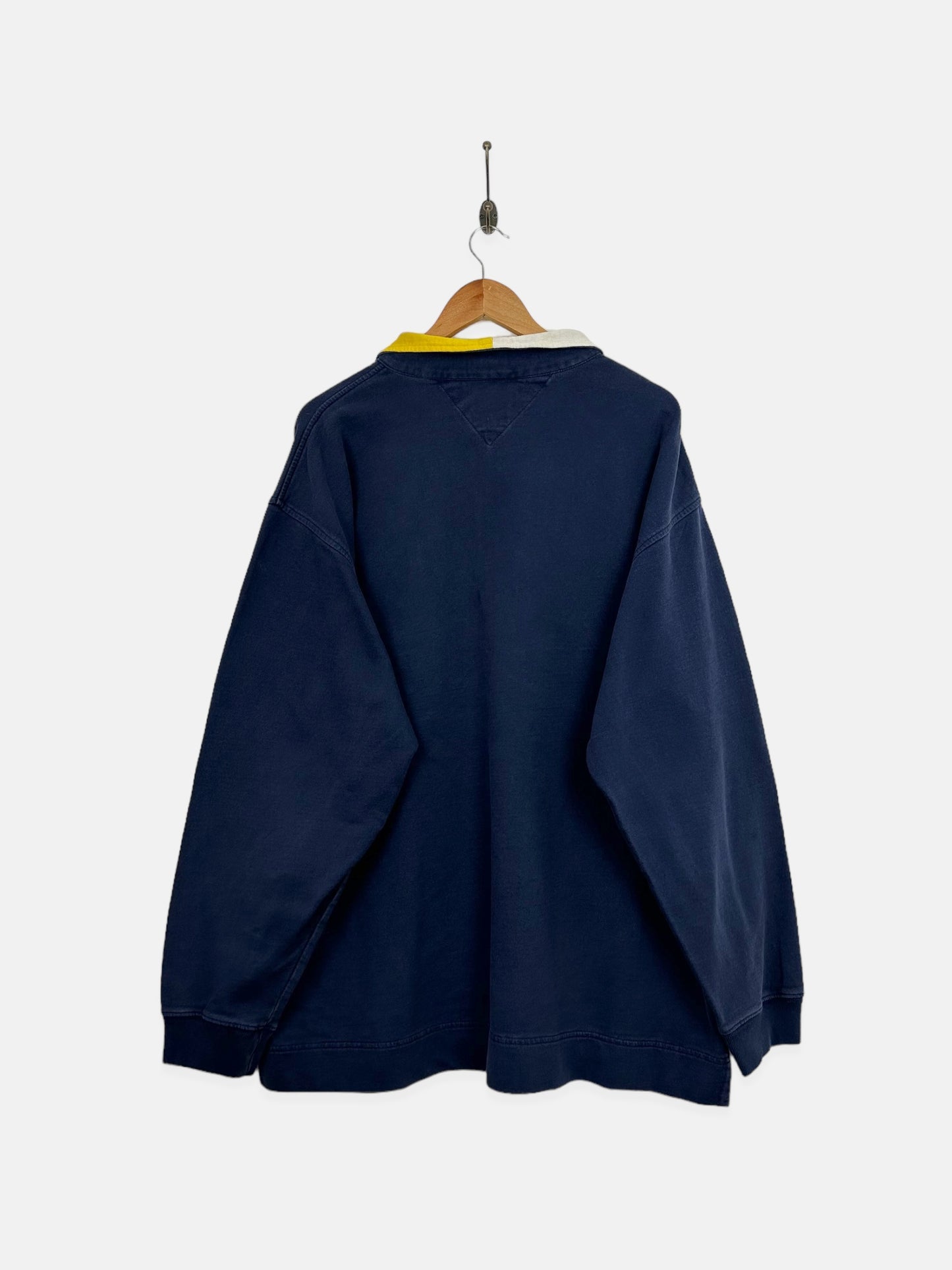 90's Tommy Hilfiger Embroidered Vintage Quarterzip Sweatshirt Size 2XL