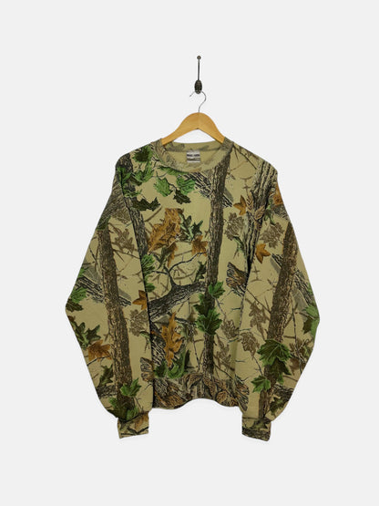 90's Realtree Camo USA Made Vintage Sweatshirt Size L