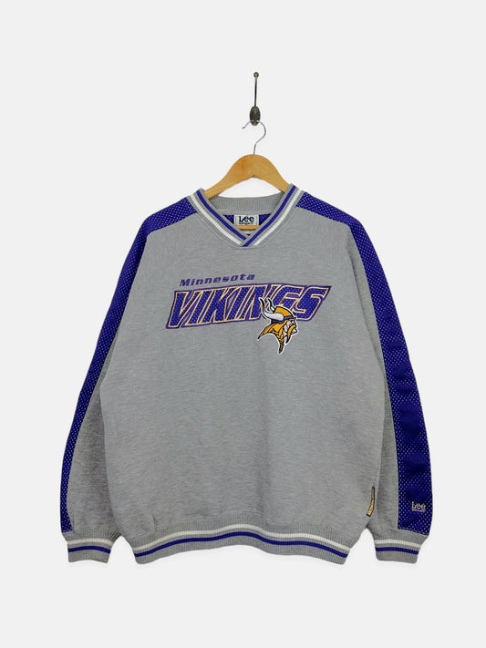90's Minnesota Vikings NFL Embroidered Vintage Sweatshirt Size M