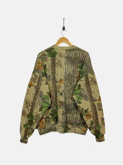 90's Realtree Camo USA Made Vintage Sweatshirt Size L