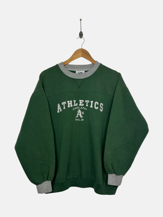 90's Oakland Athletics Embroidered Vintage Sweatshirt Size M