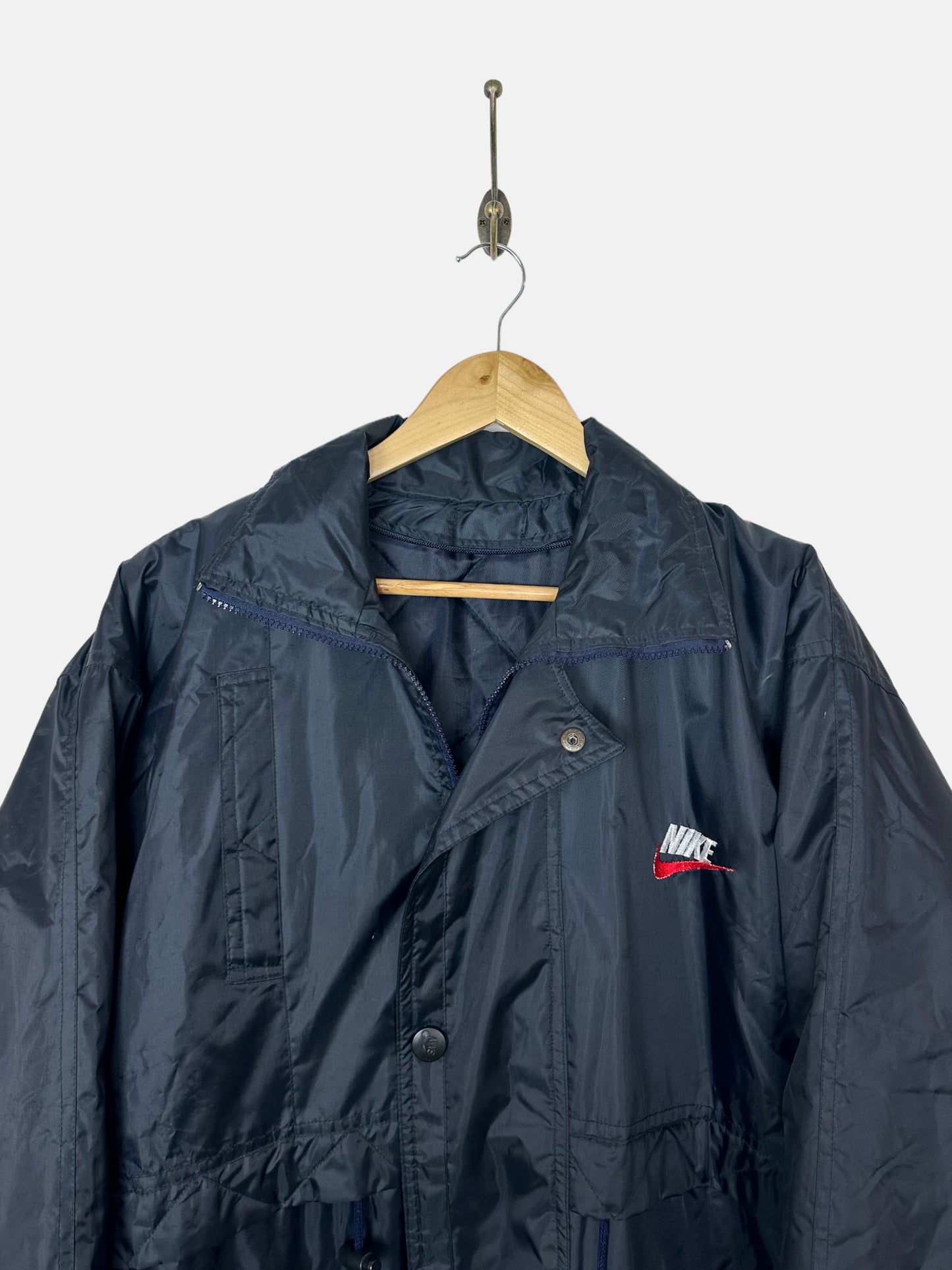 90's Nike Embroidered Vintage Jacket with Hood Size XL