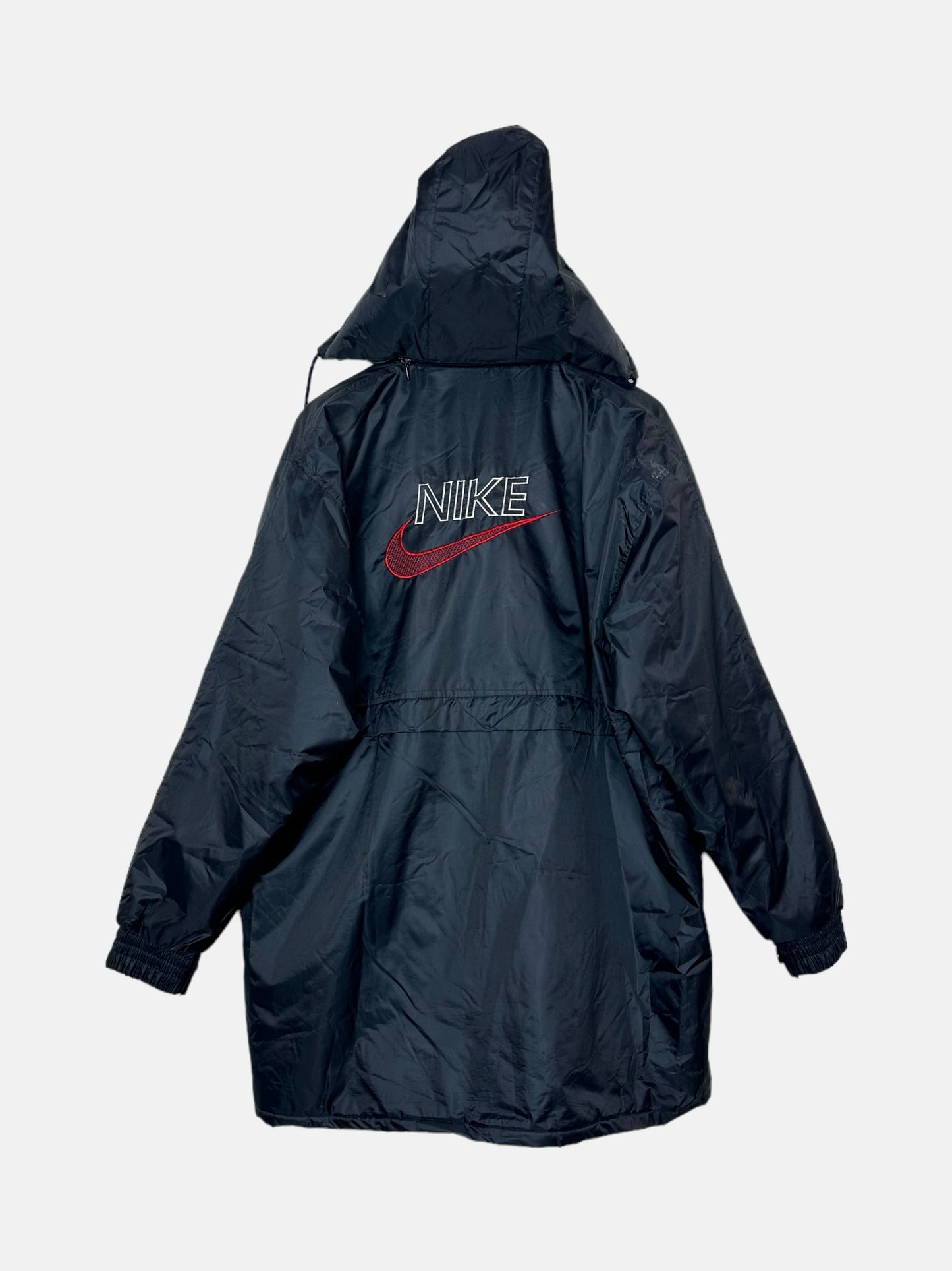 90's Nike Embroidered Vintage Jacket with Hood Size XL