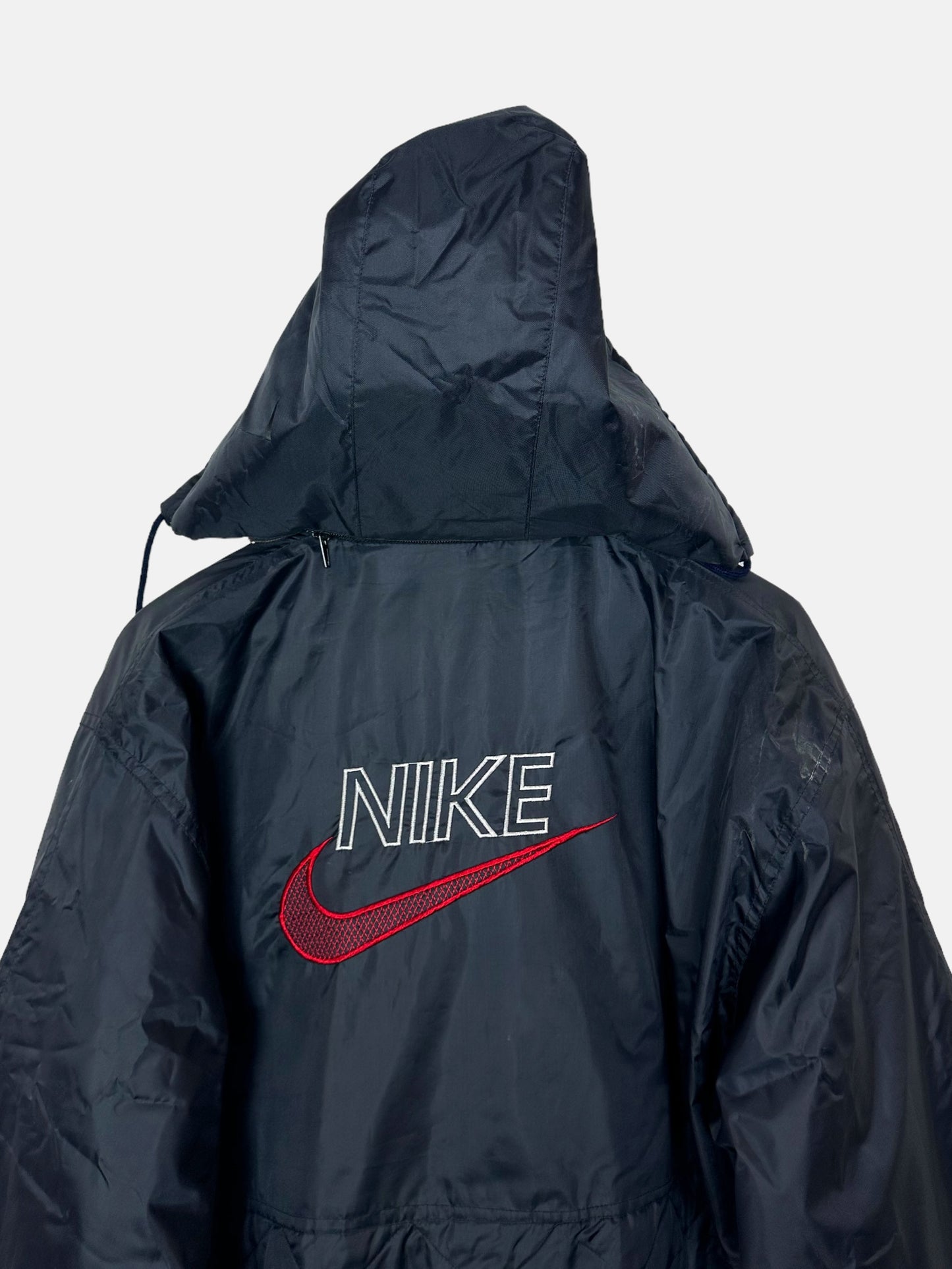 90's Nike Embroidered Vintage Jacket with Hood Size XL