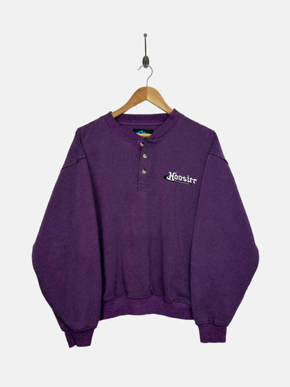 90's Hoosier Embroidered Vintage Sweatshirt Size 10-12
