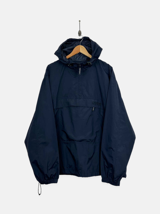90's Chaps Ralph Lauren Embroidered Vintage Windbreaker with Hood Size XL