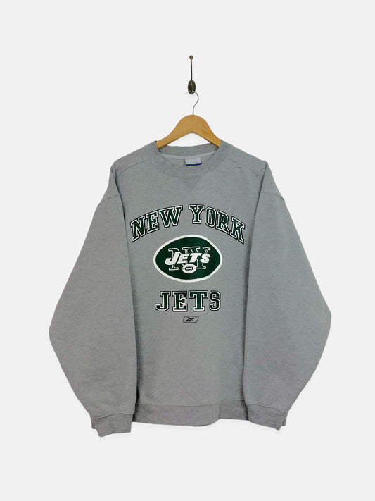 90's New York Jets NFL Reebok Vintage Sweatshirt Size XL