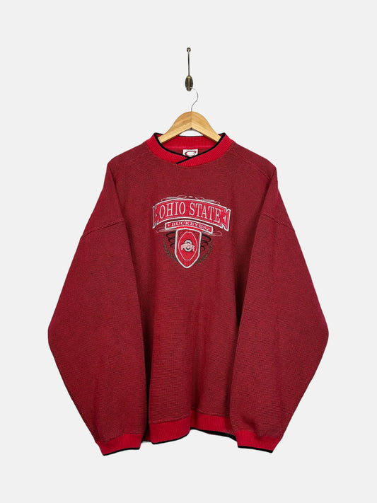 90's Ohio State Buckeyes Embroidered Vintage Sweatshirt Size 2XL