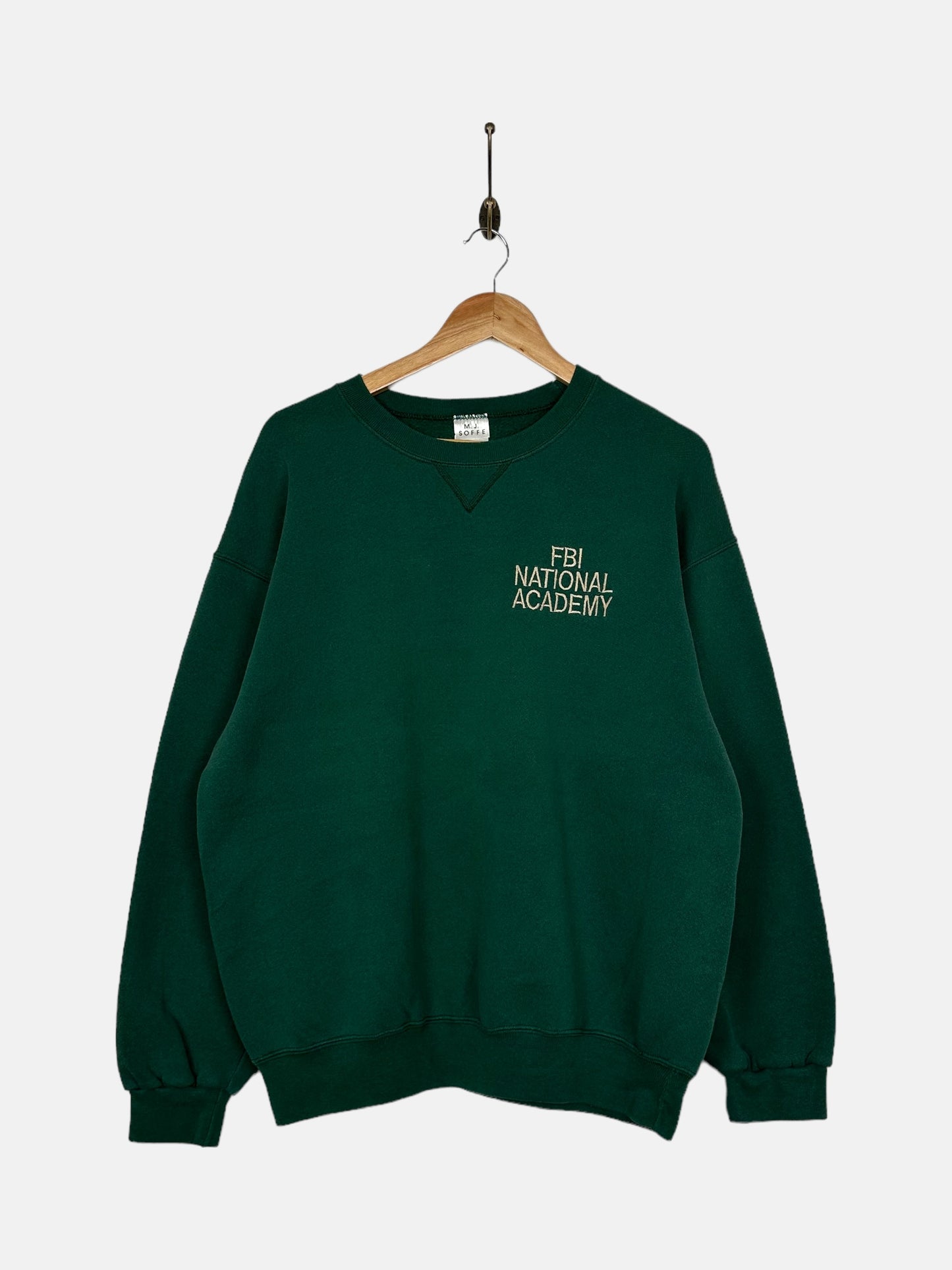 90's FBI National Academy Embroidered Vintage Sweatshirt Size L