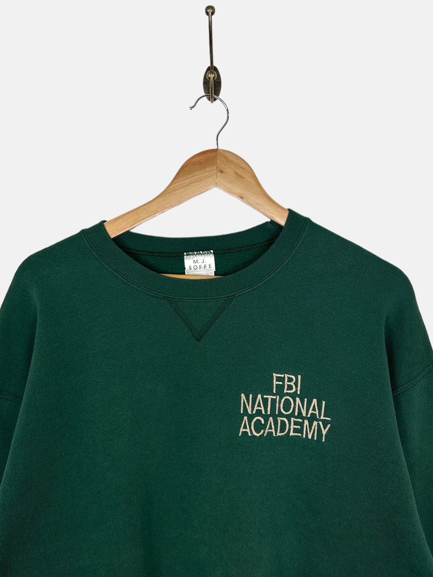 90's FBI National Academy Embroidered Vintage Sweatshirt Size L