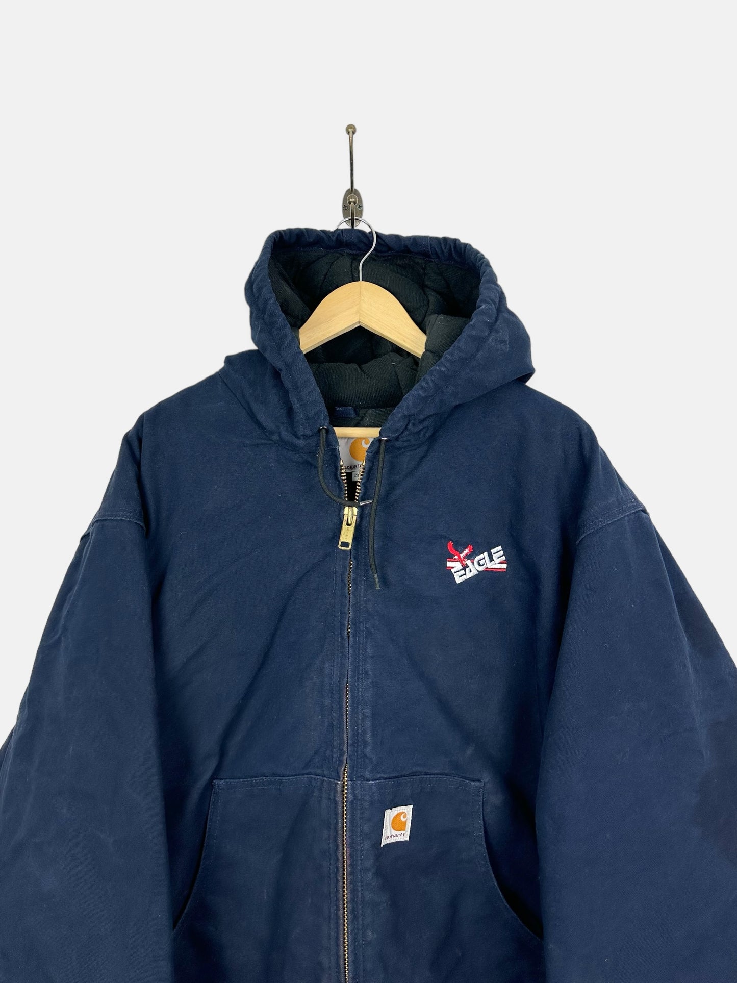 90's Carhartt Heavy Duty Vintage Jacket with Hood Size 2XL
