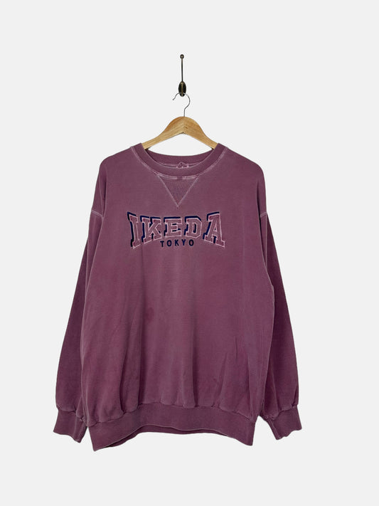 90's Ikeda Tokyo Embroidered Vintage Sweatshirt Size XL
