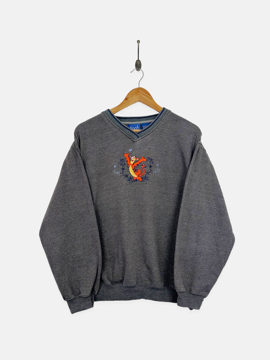 90's Disney Tigger Embroidered Vintage Sweatshirt Size 14