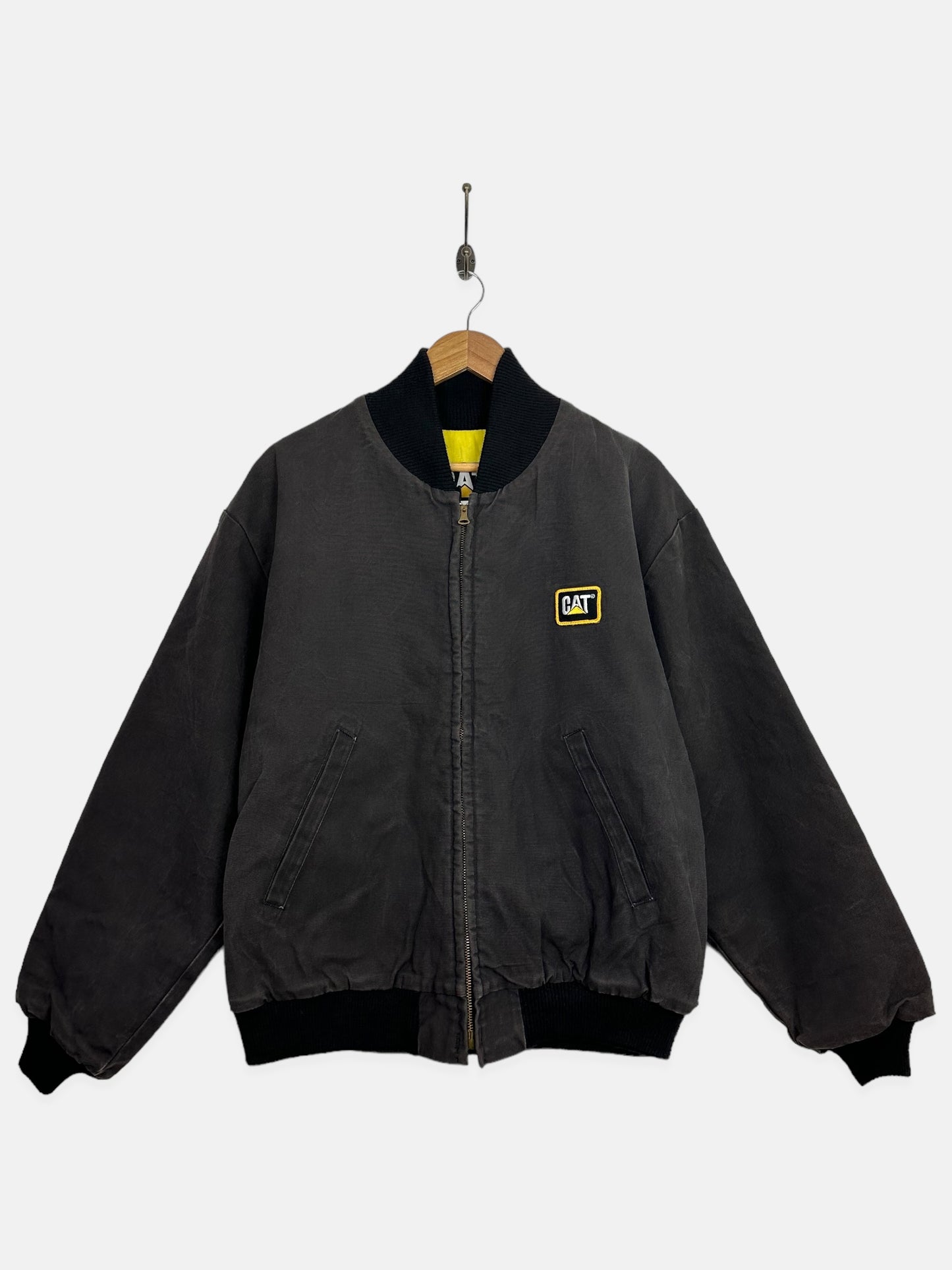 90's Cat Embroidered Vintage Heavy Duty Jacket Size M-L