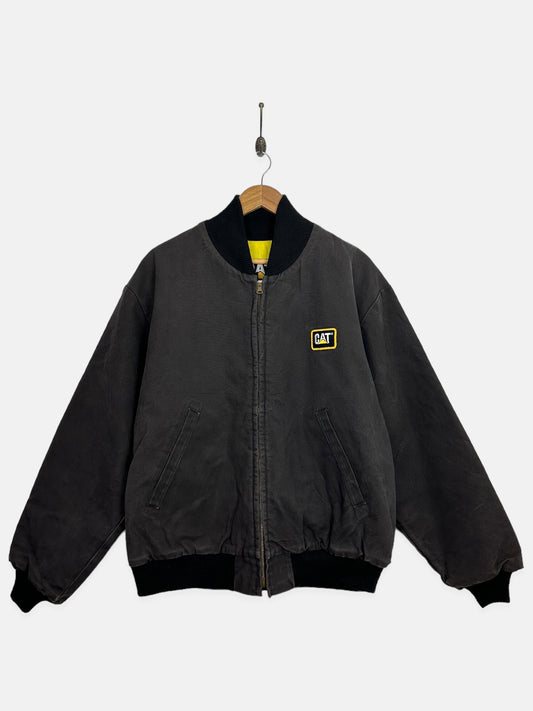 90's Cat Embroidered Vintage Heavy Duty Jacket Size M-L