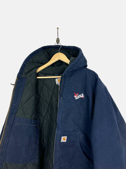 90's Carhartt Heavy Duty Vintage Jacket with Hood Size 2XL