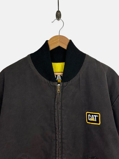 90's Cat Embroidered Vintage Heavy Duty Jacket Size M-L