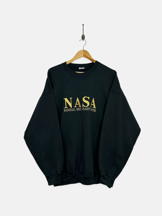 90's NASA Embroidered Vintage Sweatshirt Size L-XL