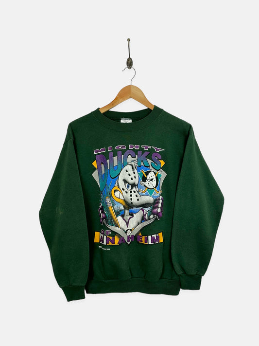 1993 Anaheim Mighty Ducks USA Made Vintage Sweatshirt Size 4-6