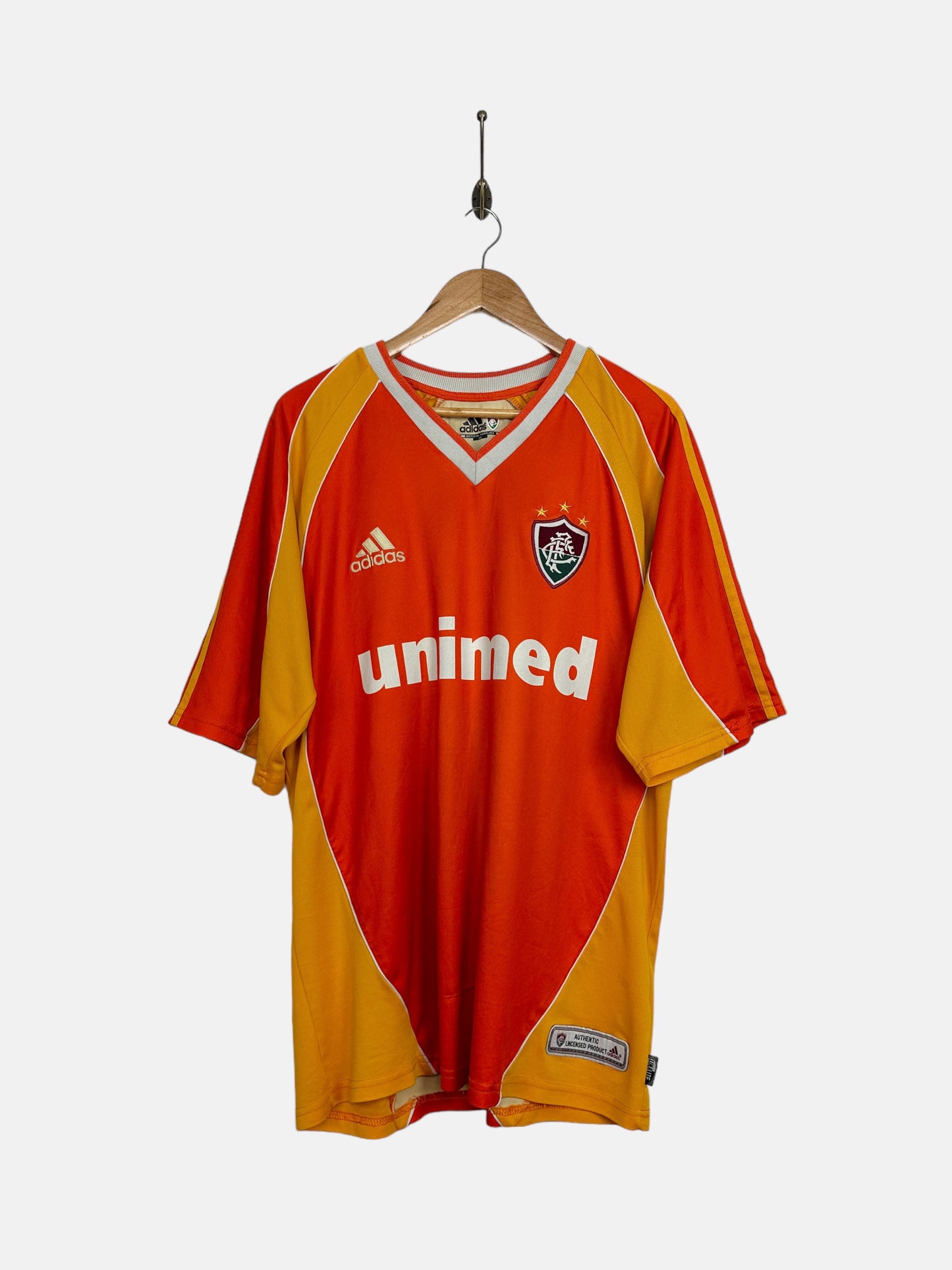 2002 Adidas Fluminense Third Kit Vintage Football Jersey Size XL