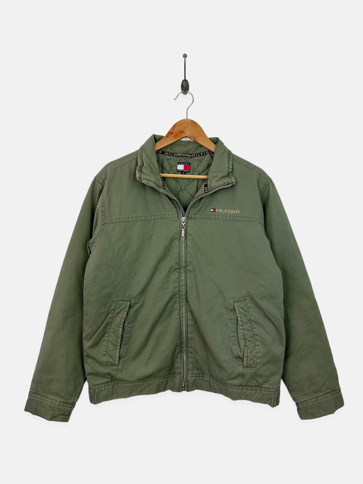 90's Tommy Hilfiger Embroidered Vintage Thick Jacket Size S