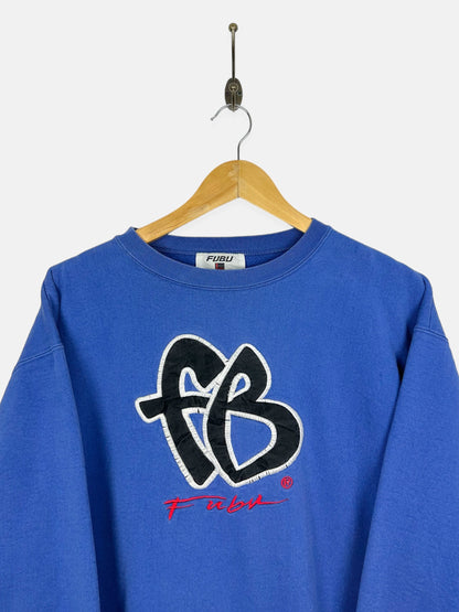 90's Fubu USA Made Embroidered Vintage Sweatshirt Size M