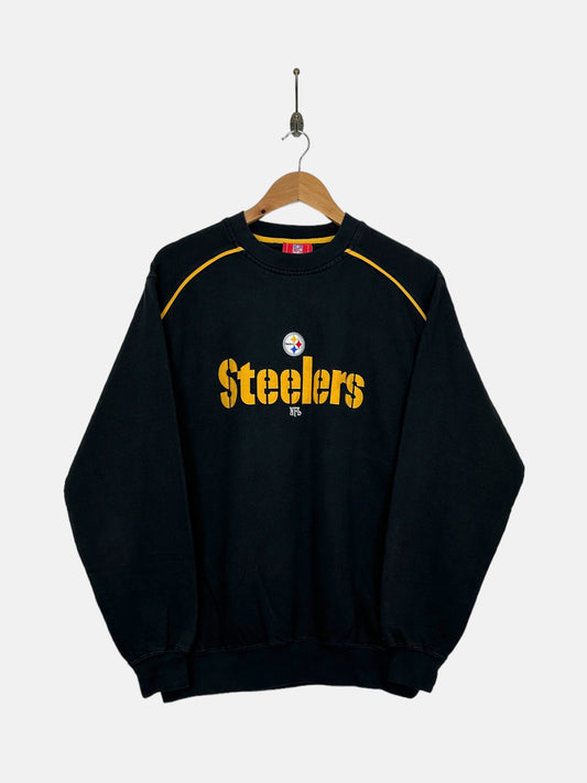 90's Pittsburgh Steelers NFL Embroidered Vintage Sweatshirt Size 12