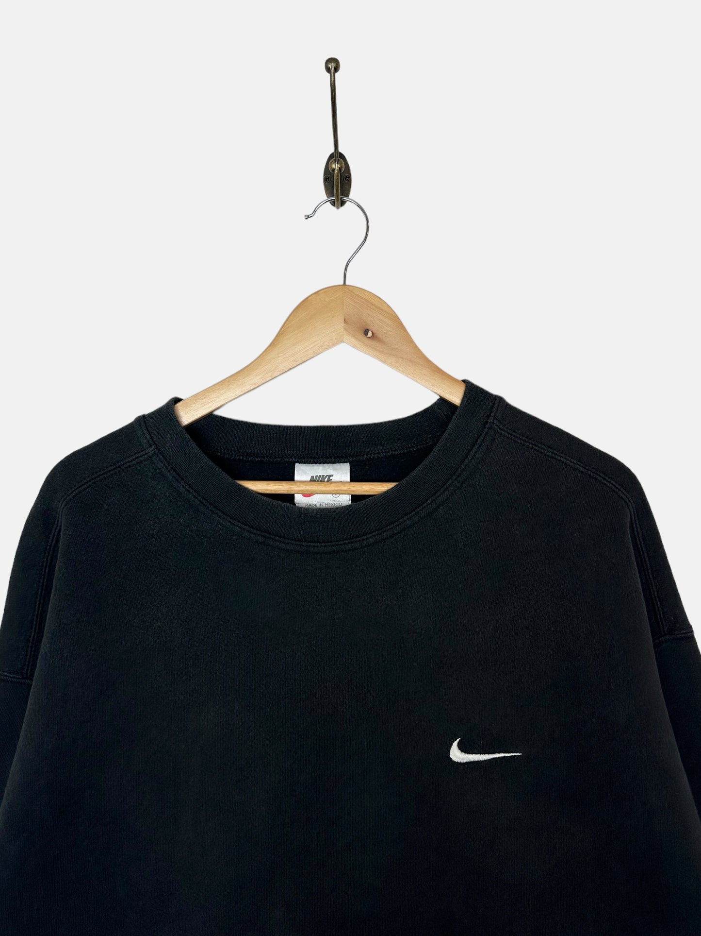 90's Nike Big Swoosh Embroidered Vintage Sweatshirt Size L-XL