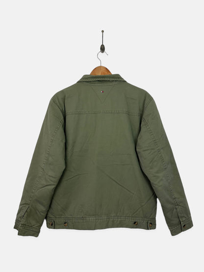 90's Tommy Hilfiger Embroidered Vintage Thick Jacket Size S