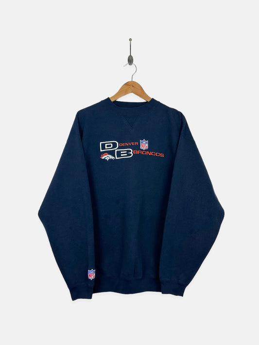 90's Denver Broncos NFL Embroidered Vintage Sweatshirt Size L