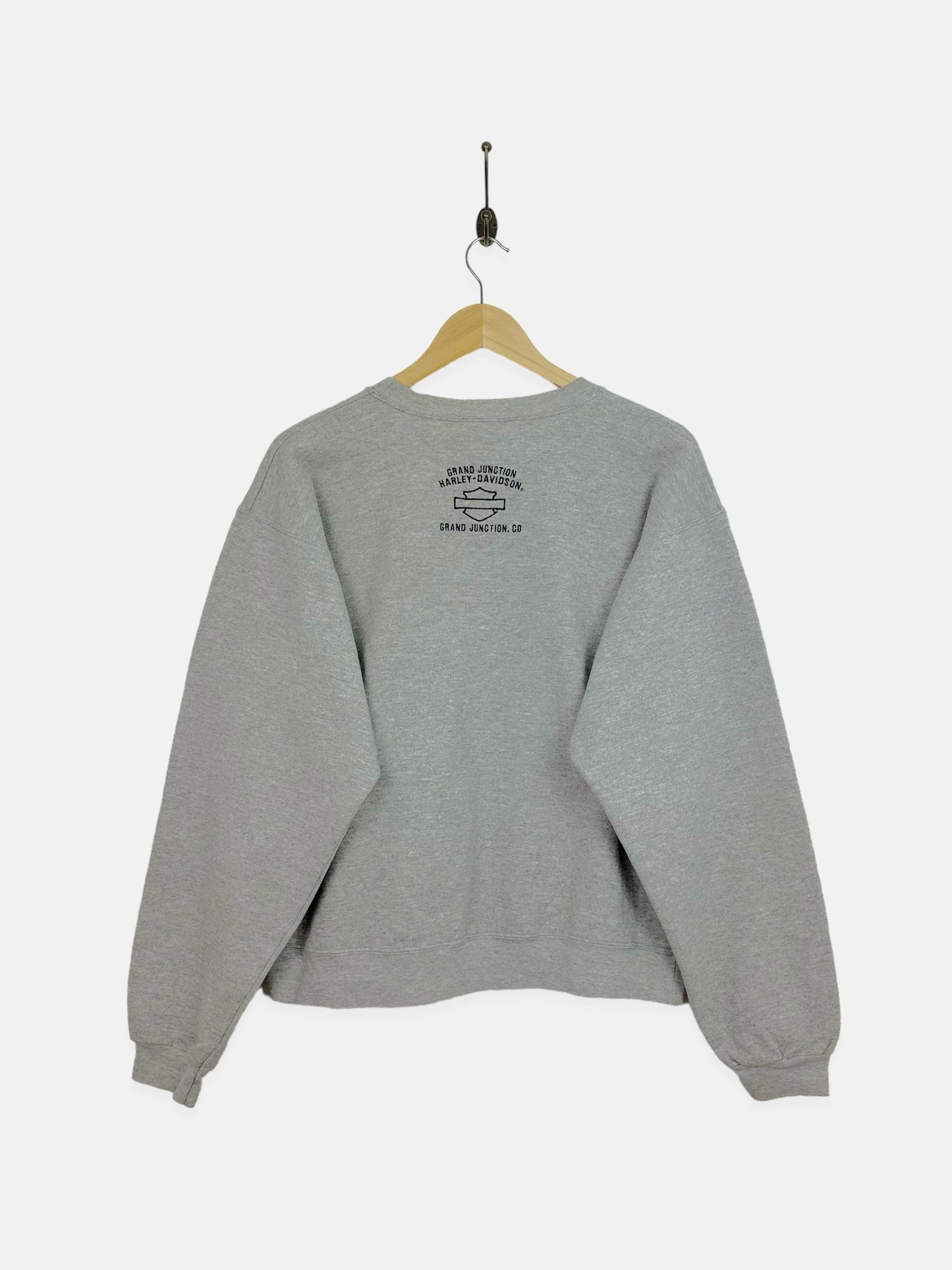 90's Harley Davidson Grand Junction Embroidered Vintage Sweatshirt Size 10