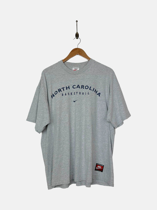 90's Nike North Carolina Baksetball Vintage T-Shirt Size XL