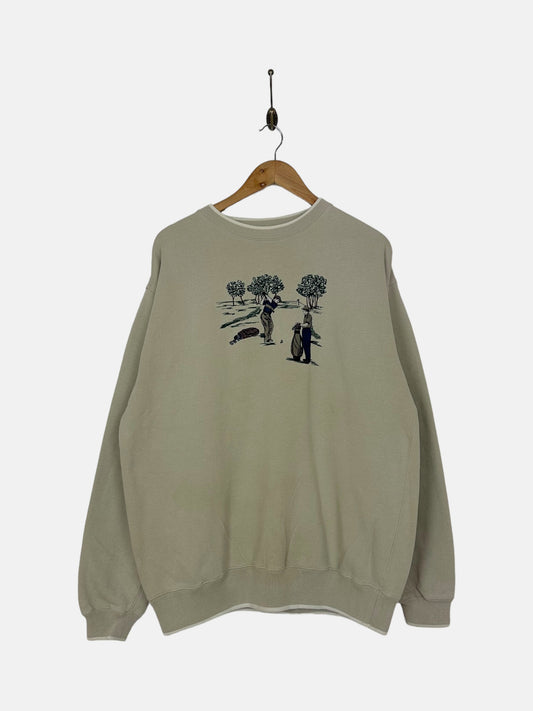 90's Golf Embroidered Vintage Sweatshirt Size L