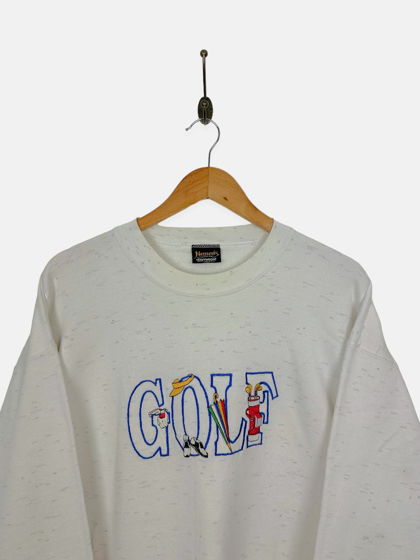 90's Golf USA Made Embroidered Vintage Sweatshirt Size L-XL