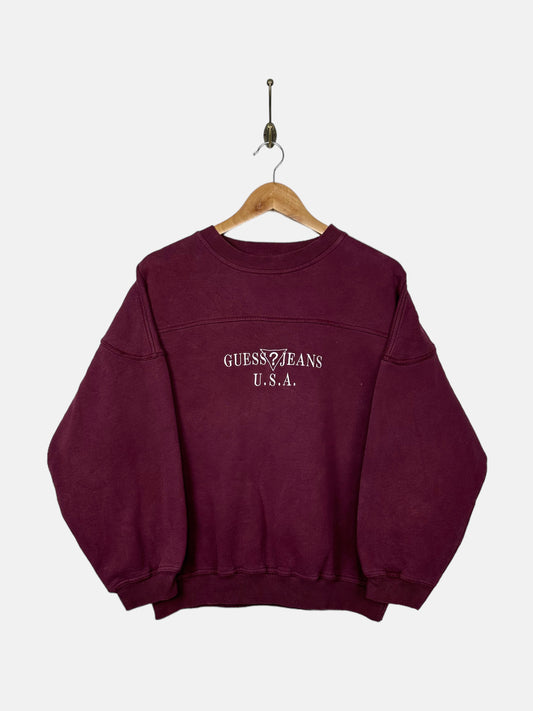 90's Guess Jeans Embroidered Vintage Sweatshirt Size 4-6